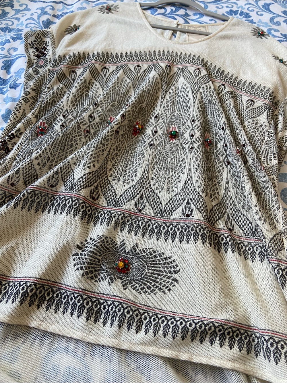 Free People New Romantics Light Cream Knit Top - Picture 7 of 10